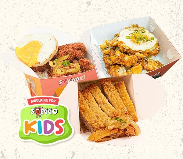 Chicken Box Kids Package - menu BBQ home service Steggo